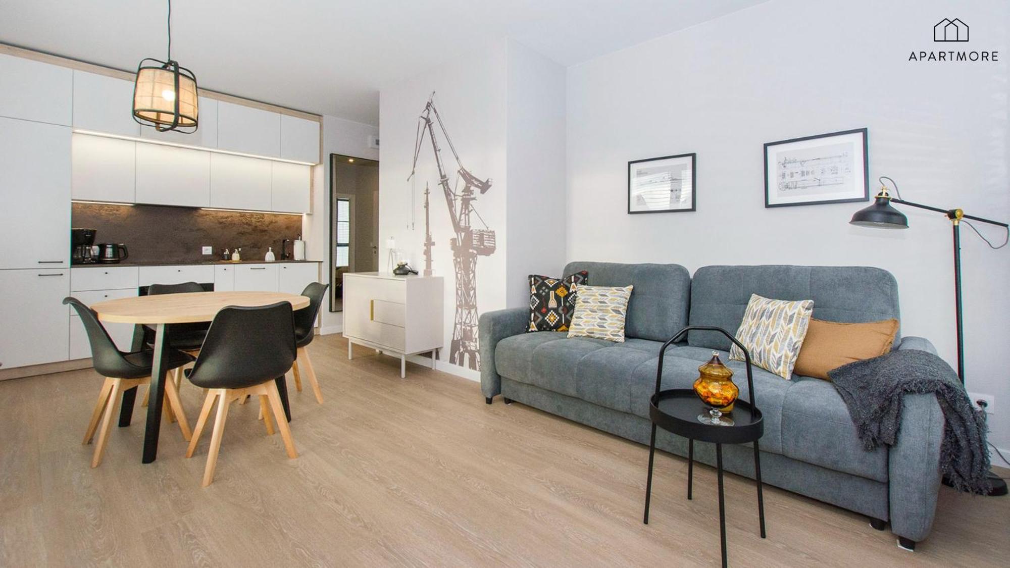 City Center - Walowa I Popieluszki By Apartmore Gdansk Exterior photo